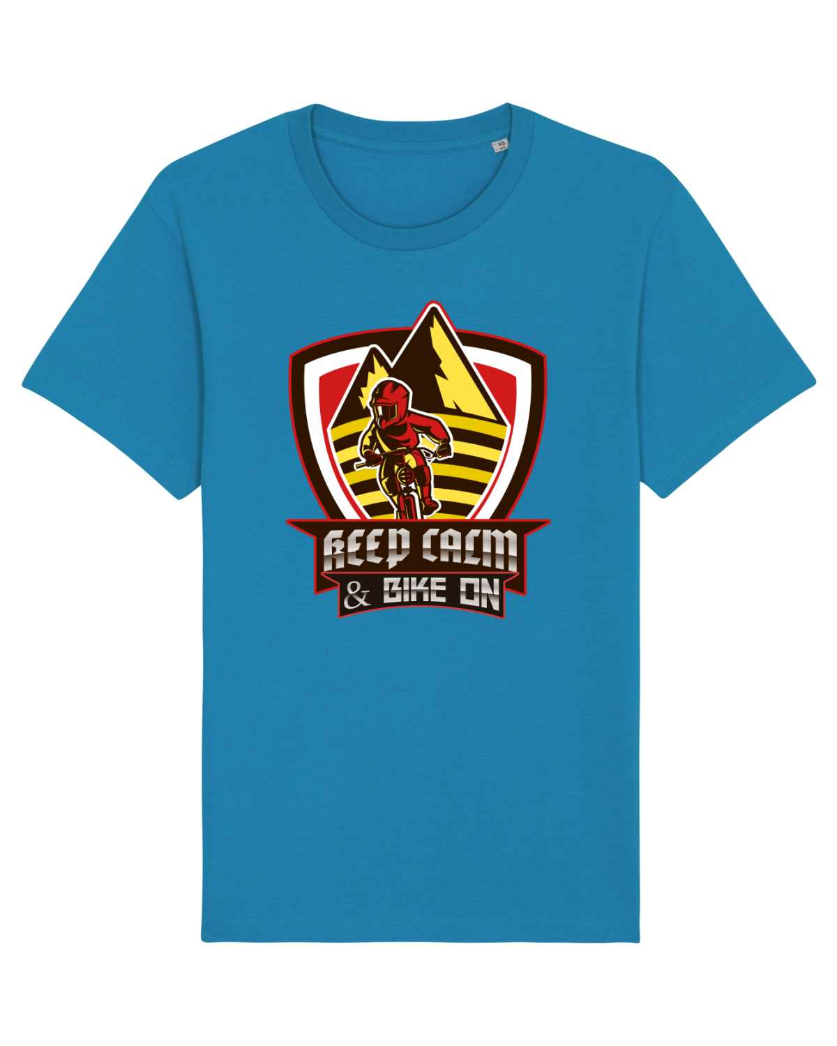 Tricou mânecă scurtă Unisex Rocker Azur