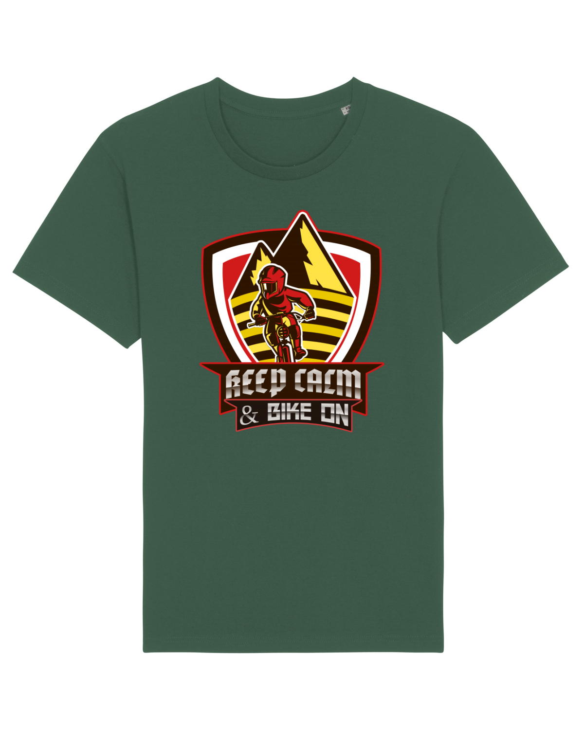 Tricou mânecă scurtă Unisex Rocker Bottle Green
