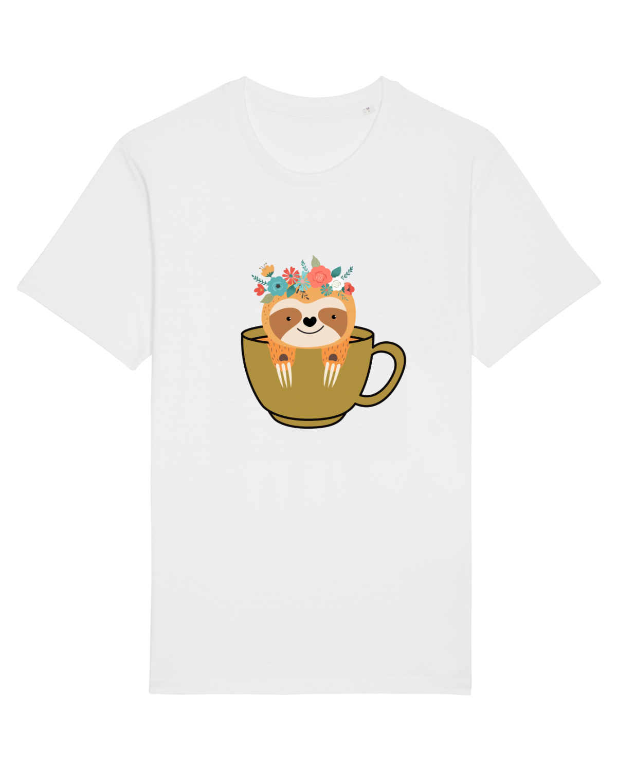 Tricou mânecă scurtă Unisex Rocker White