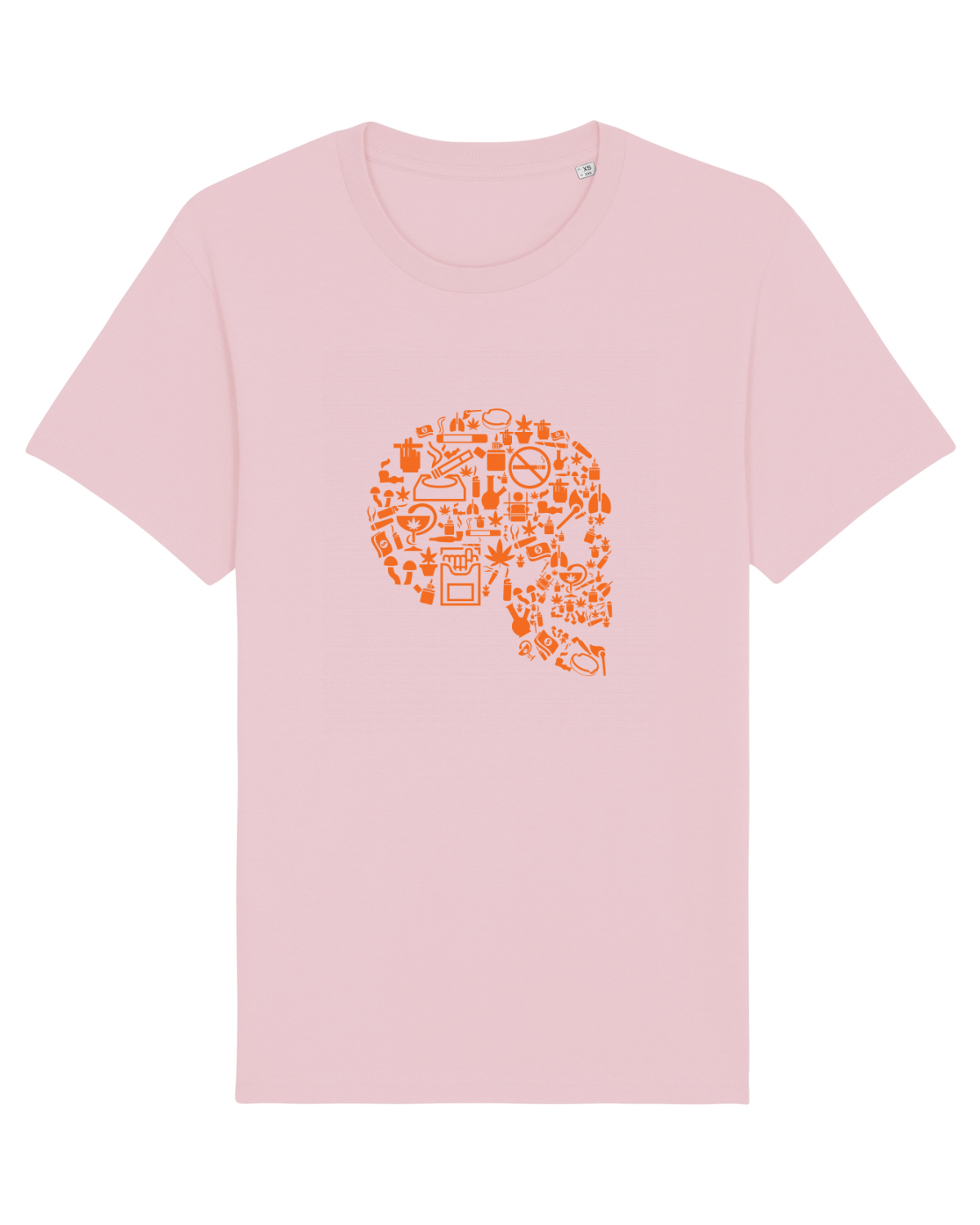Tricou mânecă scurtă Unisex Rocker Cotton Pink