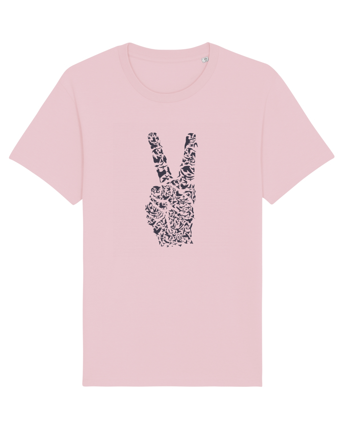 Tricou mânecă scurtă Unisex Rocker Cotton Pink