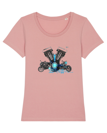 Motorcycle tech Canyon Pink