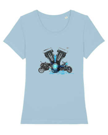 Motorcycle tech Sky Blue