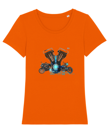 Motorcycle tech Bright Orange