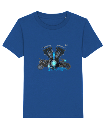 Motorcycle tech Majorelle Blue