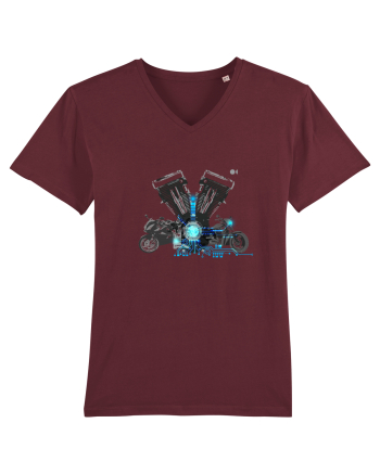 Motorcycle tech Burgundy