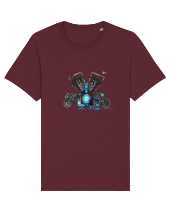 Motorcycle tech Burgundy