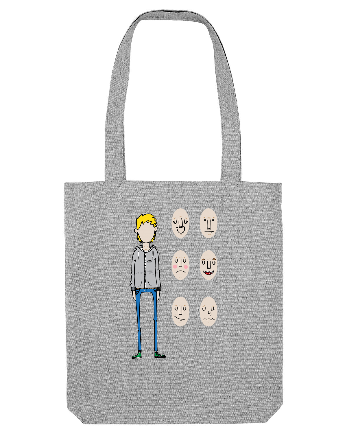 Sacoșă textilă Heather Grey