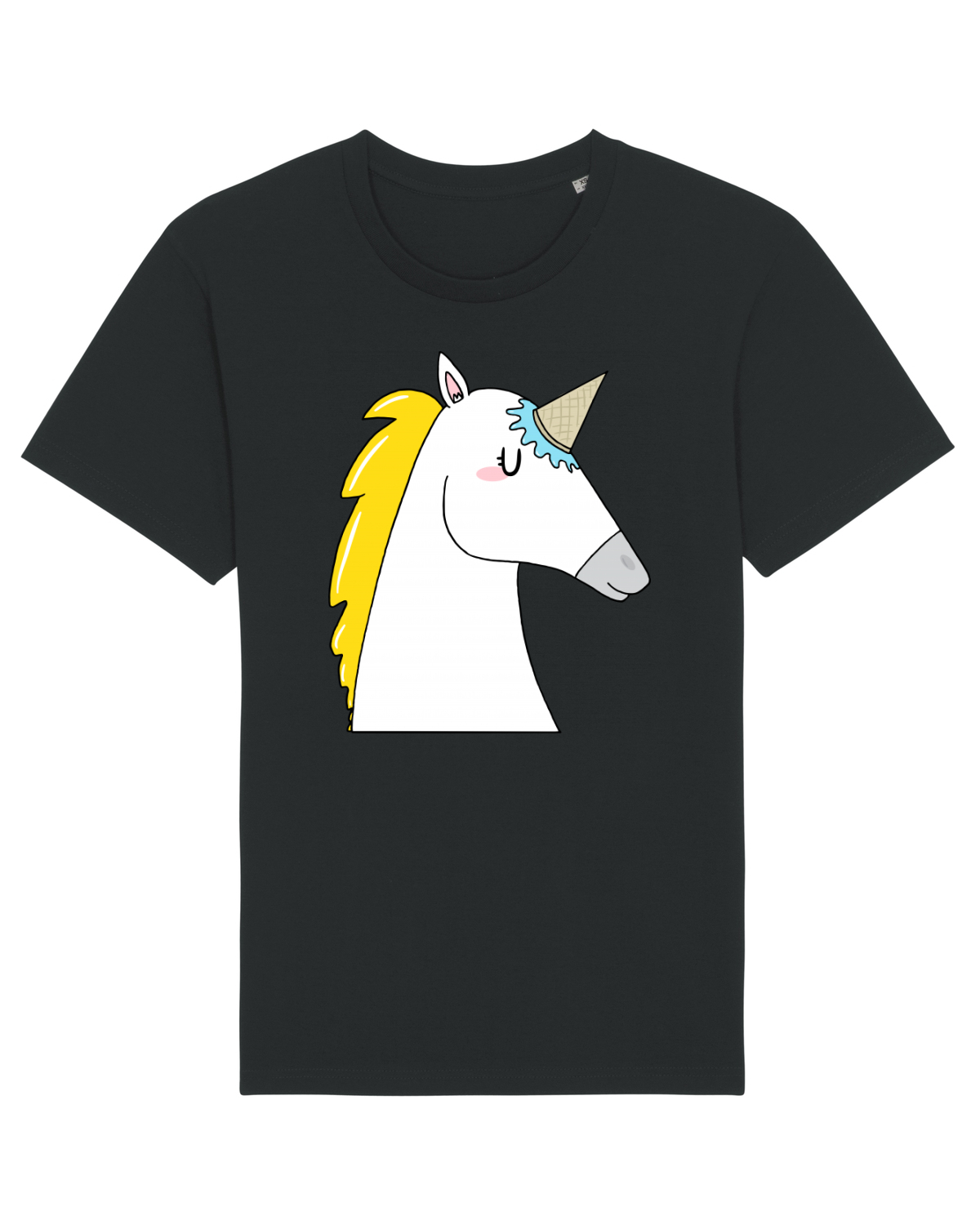 Tricou mânecă scurtă Unisex Rocker Black