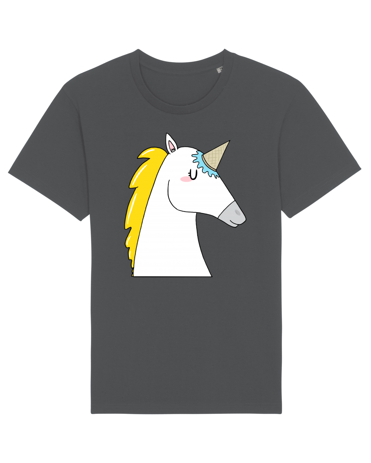 Tricou mânecă scurtă Unisex Rocker Anthracite