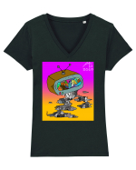 TV Tricou mânecă scurtă guler V Damă Evoker
