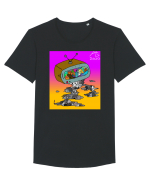 TV Tricou mânecă scurtă guler larg Bărbat Skater