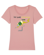 Îmi sare muștarul Tricou mânecă scurtă guler larg fitted Damă Expresser