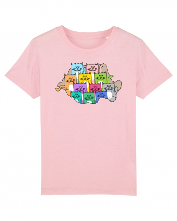 Meow-mania Cotton Pink