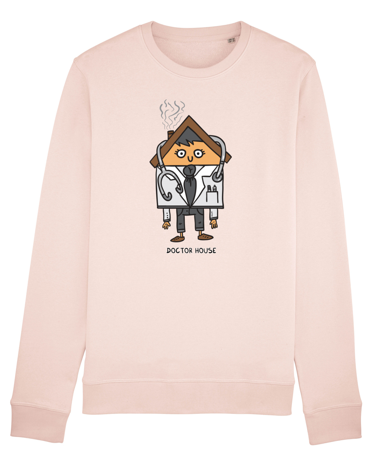 Bluză mânecă lungă Unisex Rise Candy Pink