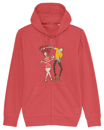 Girl and Boy Dancing Carmine Red