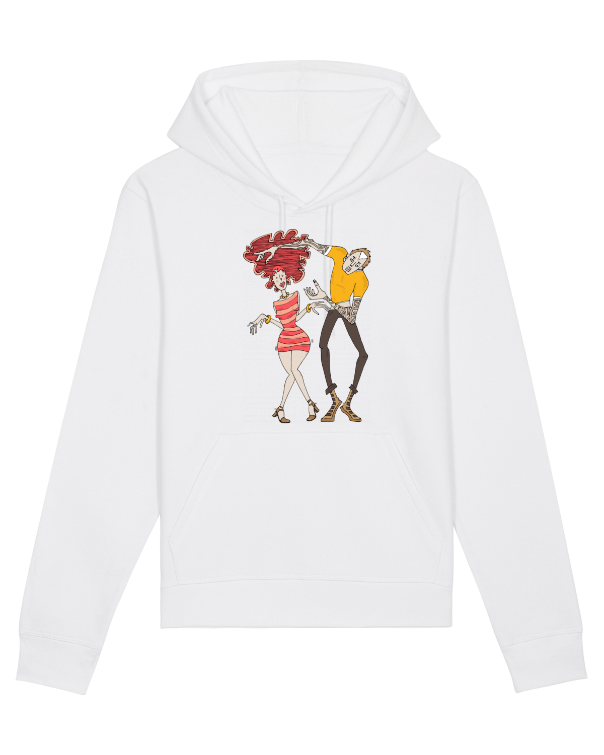 Hanorac Unisex Drummer White
