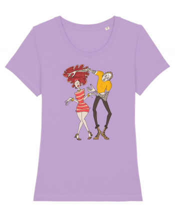 Girl and Boy Dancing Lavender Dawn