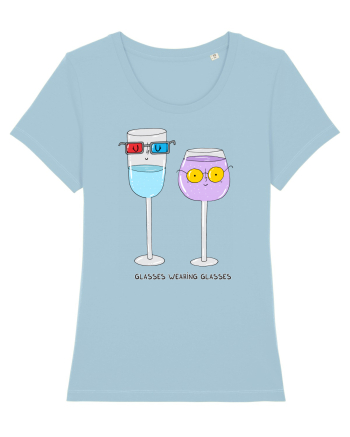 Glasses wearing glasses Sky Blue