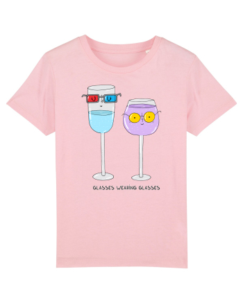 Glasses wearing glasses Cotton Pink