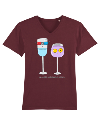 Glasses wearing glasses Burgundy