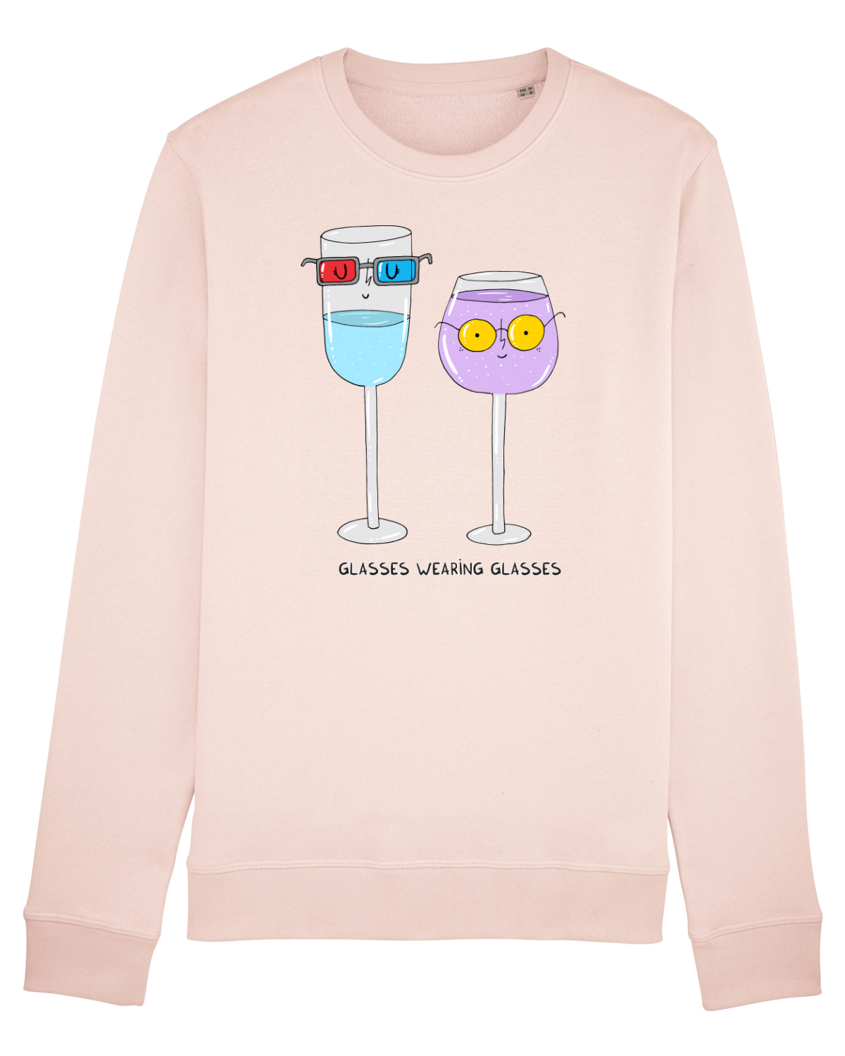 Bluză mânecă lungă Unisex Rise Candy Pink