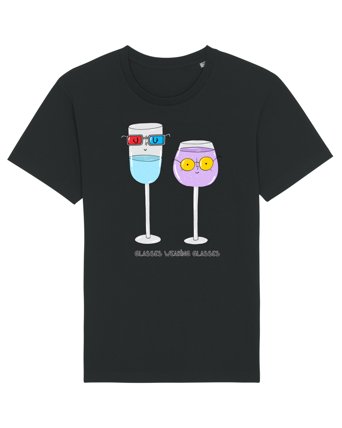 Tricou mânecă scurtă Unisex Rocker Black