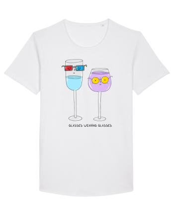 Glasses wearing glasses White