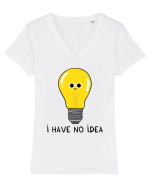 I Have no Idea Tricou mânecă scurtă guler V Damă Evoker