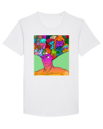 In your hed Tricou mânecă scurtă guler larg Bărbat Skater