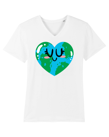 I Love Earth White