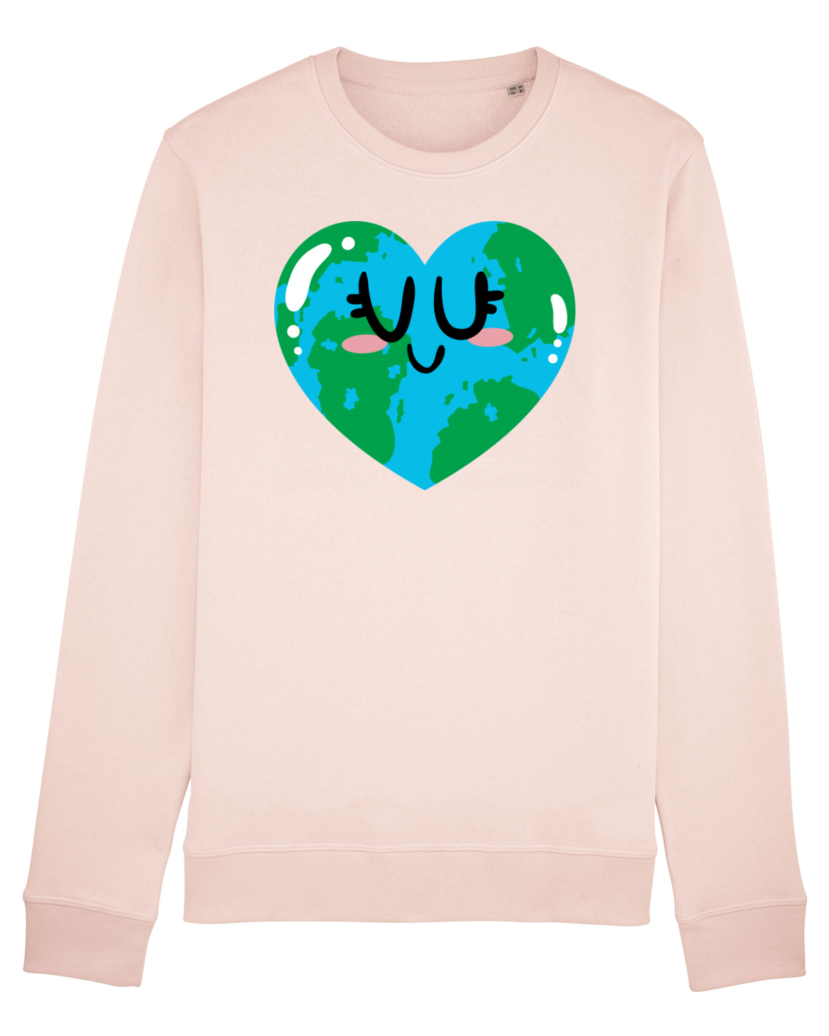 Bluză mânecă lungă Unisex Rise Candy Pink