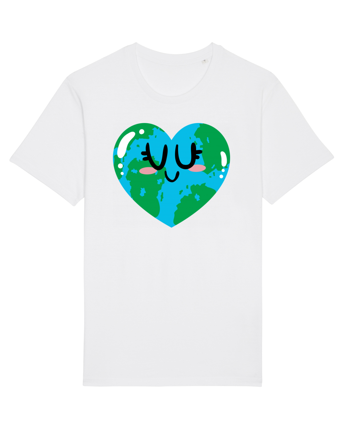 Tricou mânecă scurtă Unisex Rocker White
