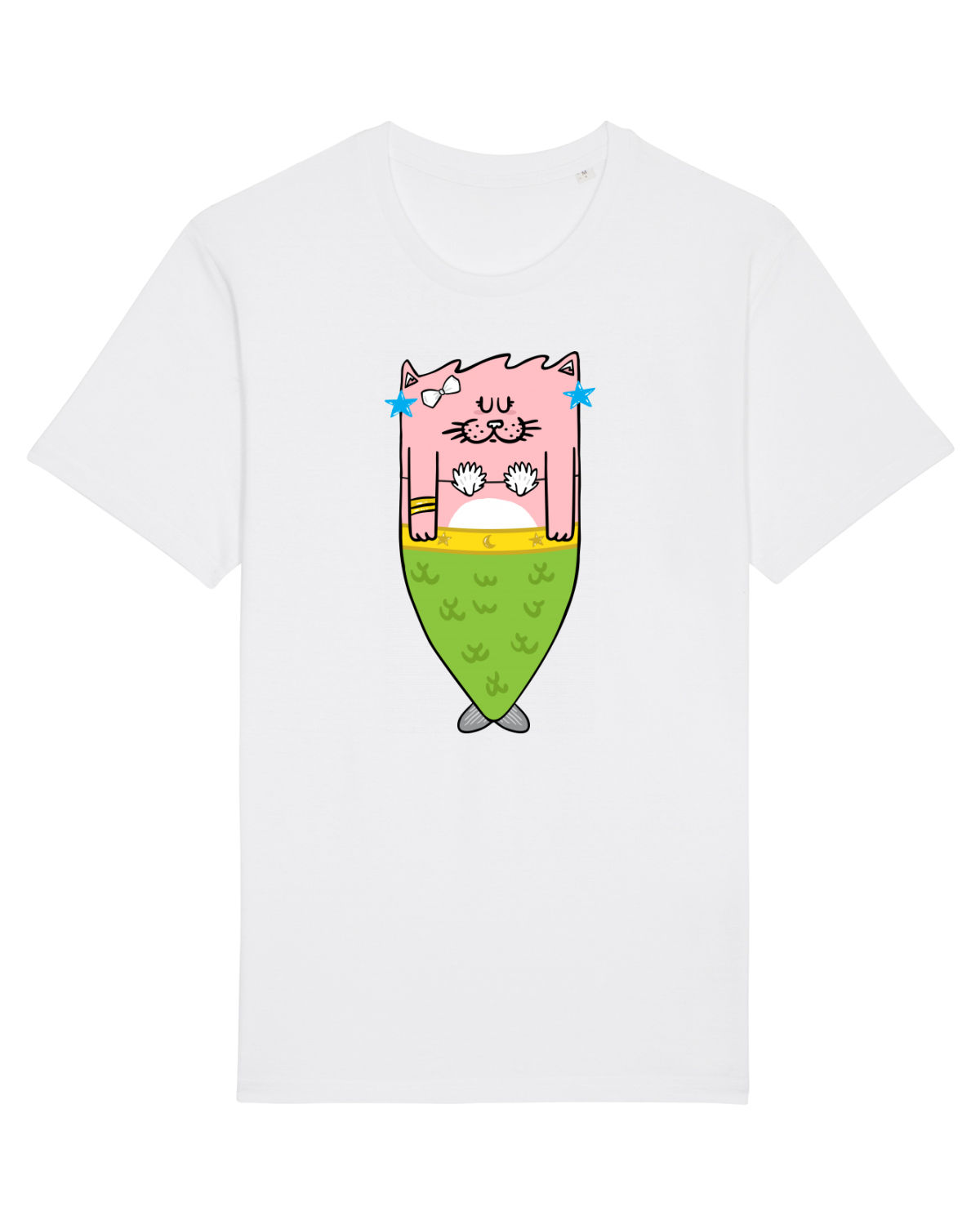 Tricou mânecă scurtă Unisex Rocker White