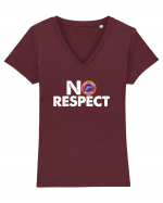 No Respect Tricou mânecă scurtă guler V Damă Evoker