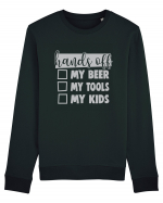 Hands off my beer my tools my kids Bluză mânecă lungă Unisex Rise