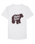 Papa Bear Tricou mânecă scurtă guler larg Bărbat Skater