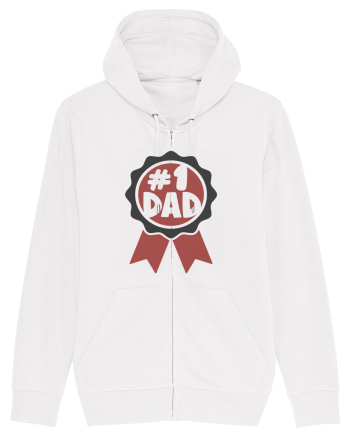 Number One Dad White