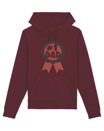 Number One Dad Burgundy