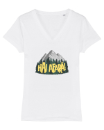 Hai afara! Tricou mânecă scurtă guler V Damă Evoker