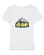 Hai afara! Tricou mânecă scurtă guler larg fitted Damă Expresser