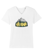 Hai afara! Tricou mânecă scurtă guler V Bărbat Presenter