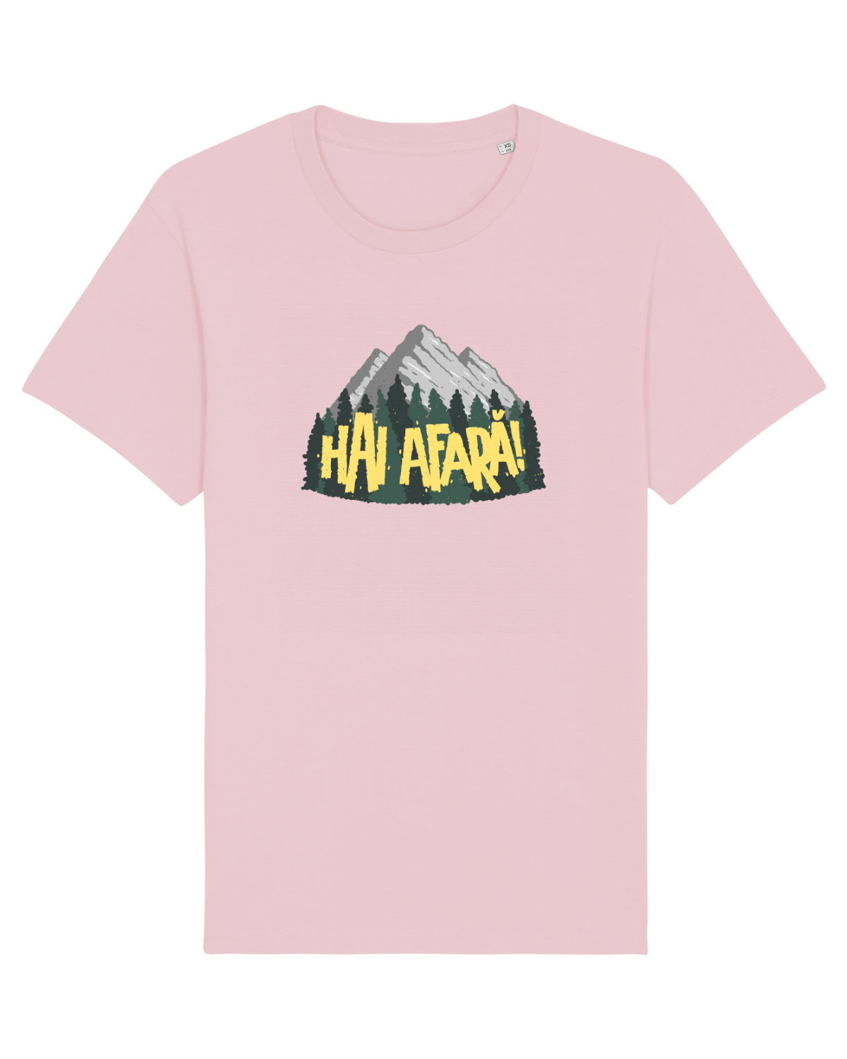 Tricou mânecă scurtă Unisex Rocker Cotton Pink