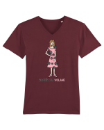 Rochie cu volane Tricou mânecă scurtă guler V Bărbat Presenter
