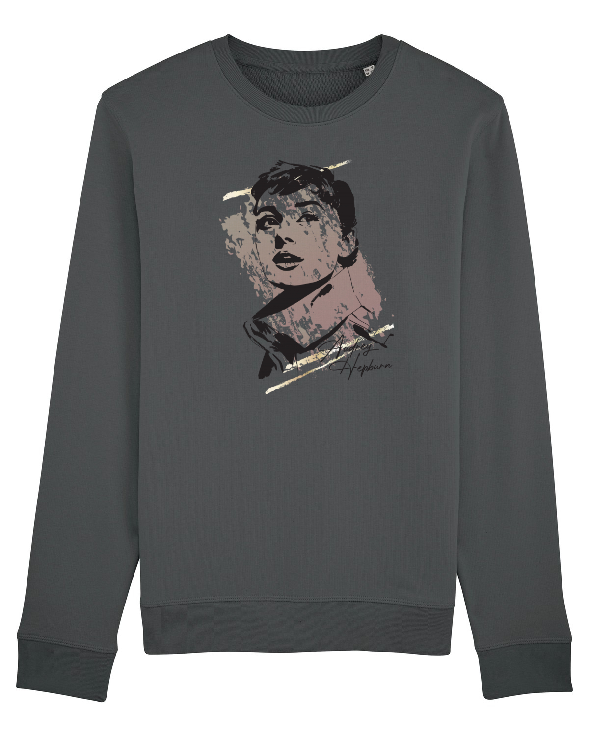 Bluză mânecă lungă Unisex Rise Anthracite