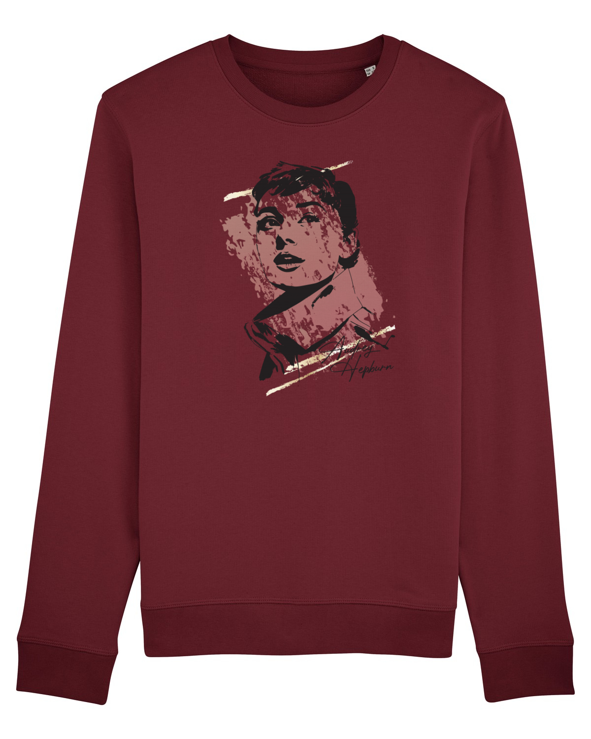 Bluză mânecă lungă Unisex Rise Burgundy