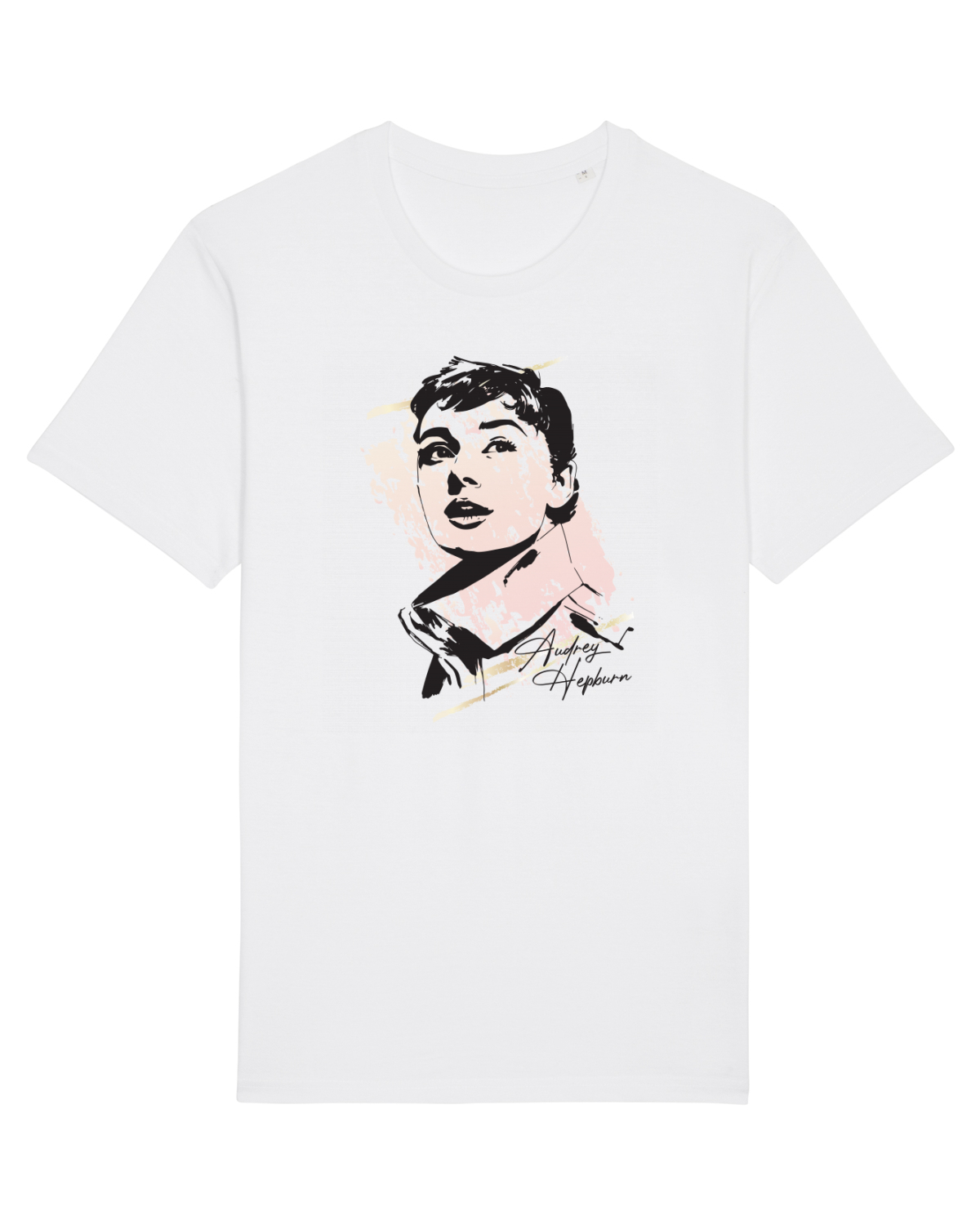 Tricou mânecă scurtă Unisex Rocker White