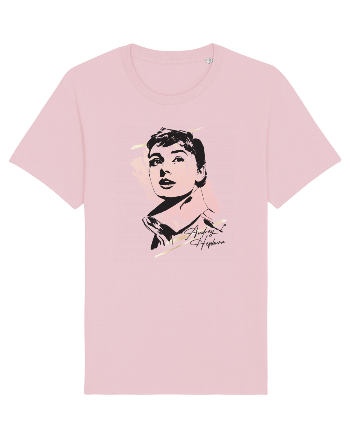 Tricou mânecă scurtă Unisex Rocker Cotton Pink