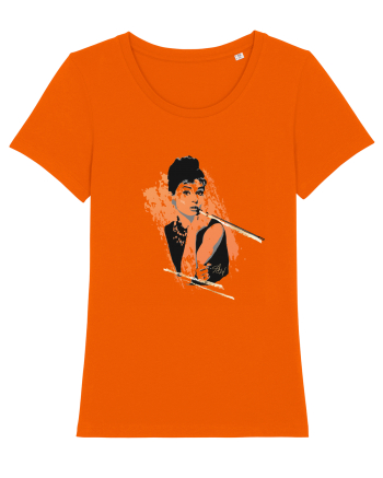 Audrey Hepburn Bright Orange