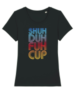 Shuh Duh Fuh Cup Tricou mânecă scurtă guler larg fitted Damă Expresser